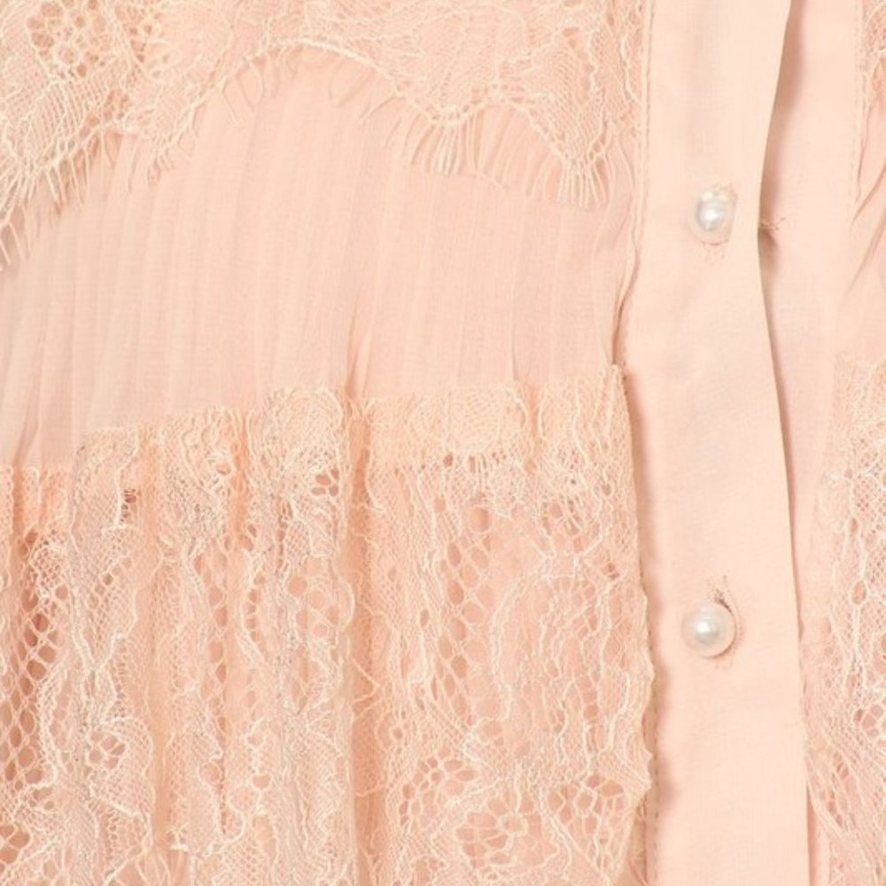 Peach Ruffle Dress - Picture 3 of 3